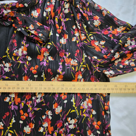 Bleecker 126 Floral Dress 10 Dark Romantic Whimsigoth Witchy Fairy Grunge Boho - Picture 10 of 12